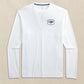 Redfish Badge LS T-shirt Classic White