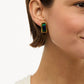 Olivia Rectangular Stud Gold Earring
