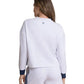 Ws Sabina Side Stripe Sweatshirt Classic White
