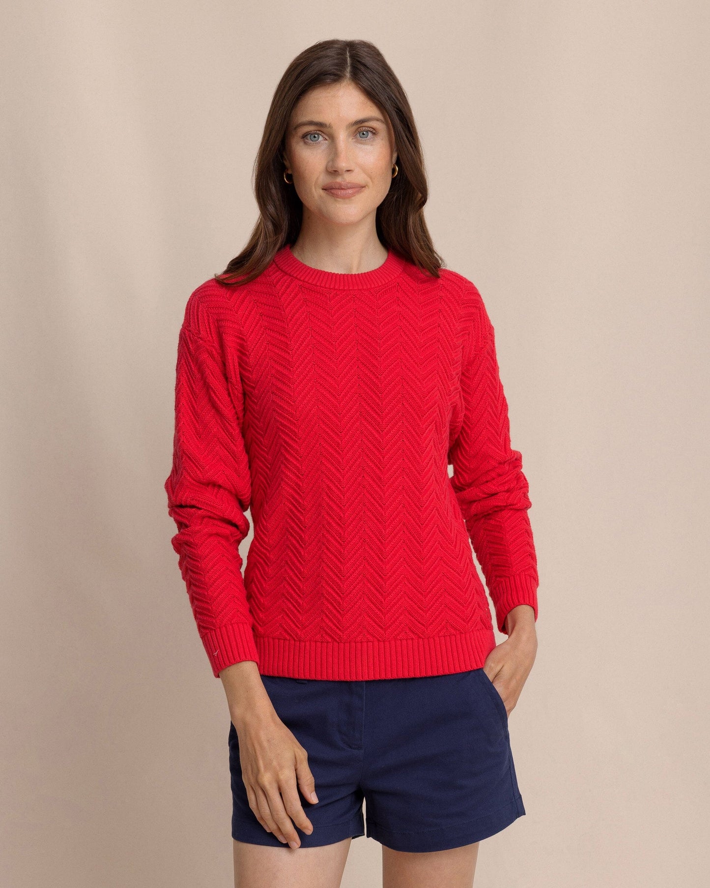 Ws Saige Sweater Grenadine Red