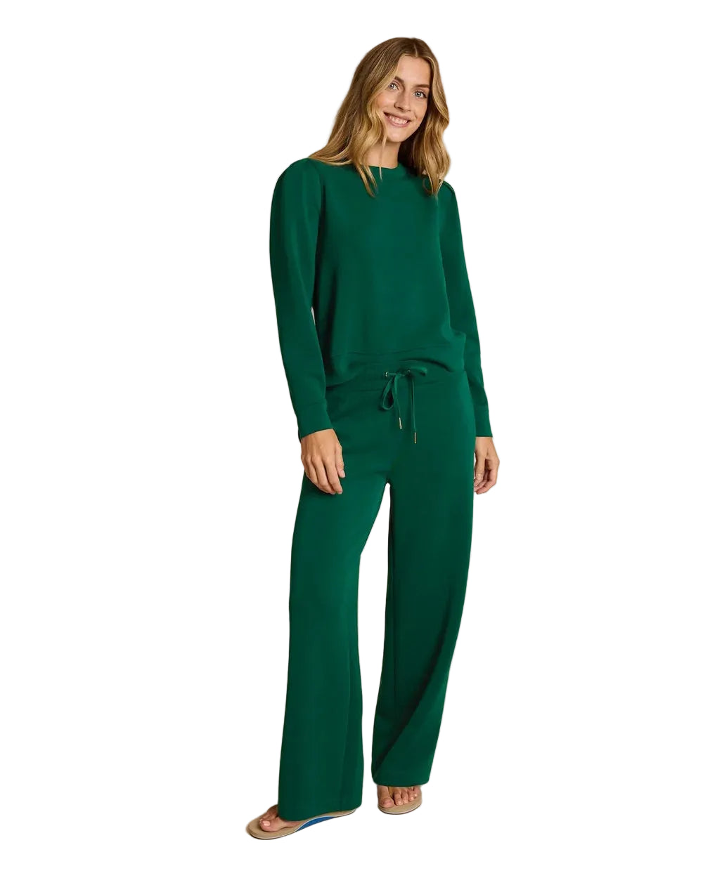 Ws Sara Lounge Pullover Salt Meadow