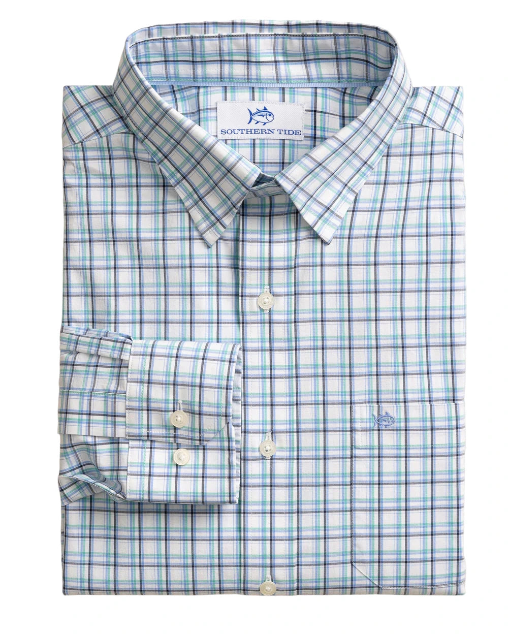 Sawmill Plaid Charleston Shirt Ocean Channel