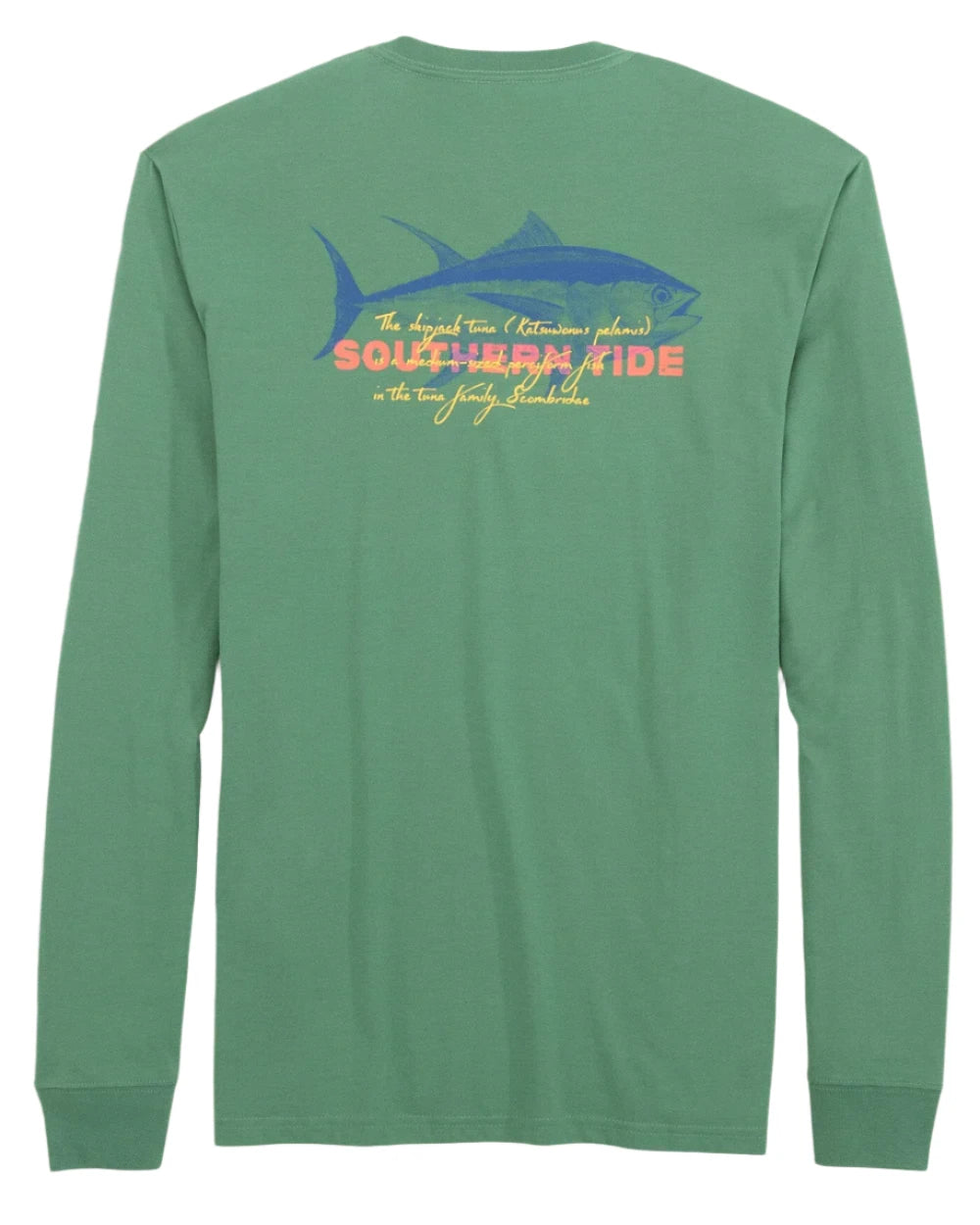 Skipjack Facts LS T-Shirt Frosty Spruce