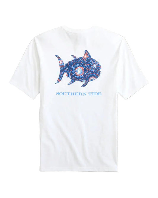 SJ Fireworks SS T-Shirt White
