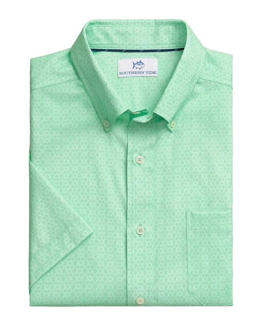 Youth Seaside Geo SS Shirt Gulf Shore