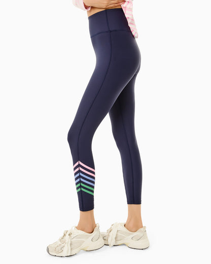 Ws Spruce Legging Navy/Bubblegum/Violet /Palm Stripe
