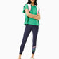 Ws Spruce Legging Navy/Bubblegum/Violet /Palm Stripe