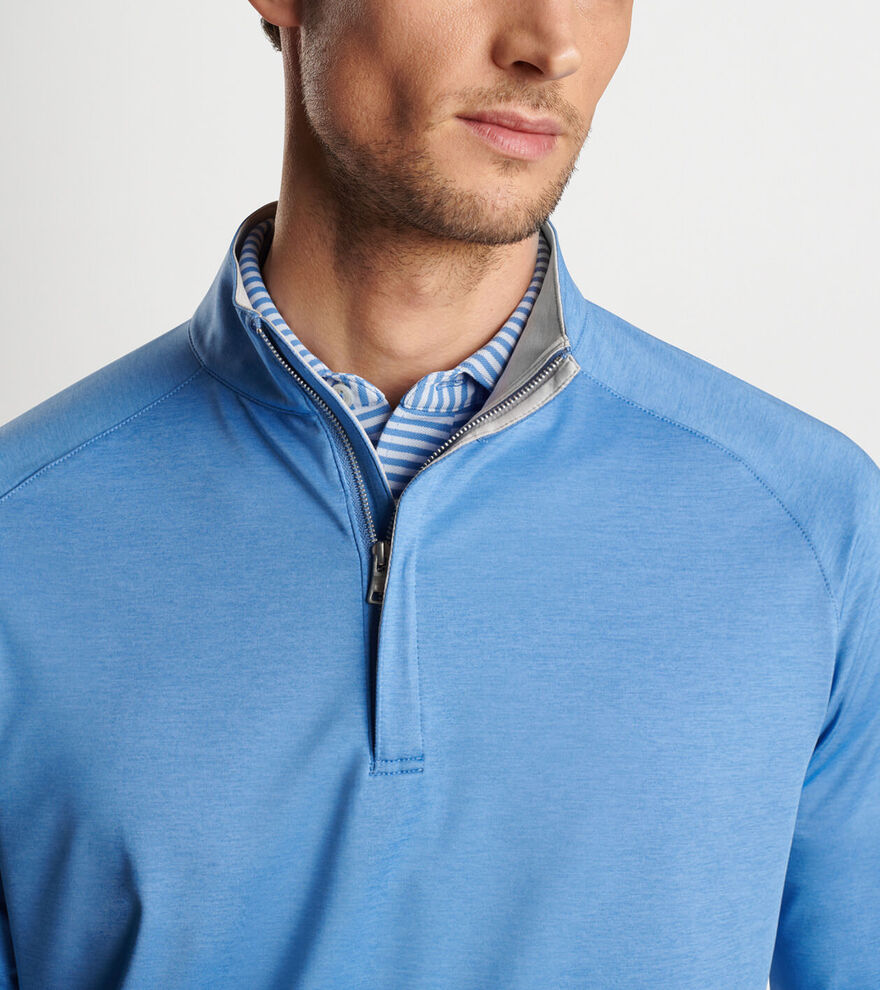 Stealth Performance 1/4 Zip Brook Blue - Beau Outfitters