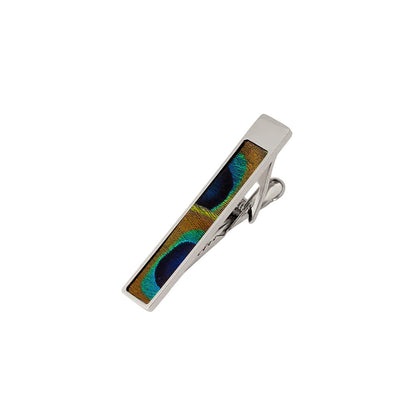 Succession Tie Clip Peacock