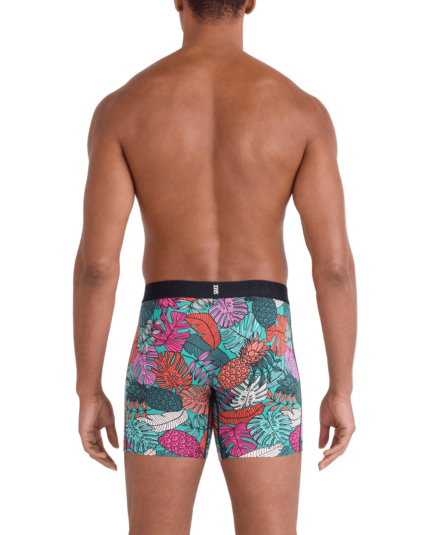 DT Cooling Cotton Boxer Brief Fruity Palm Aqua