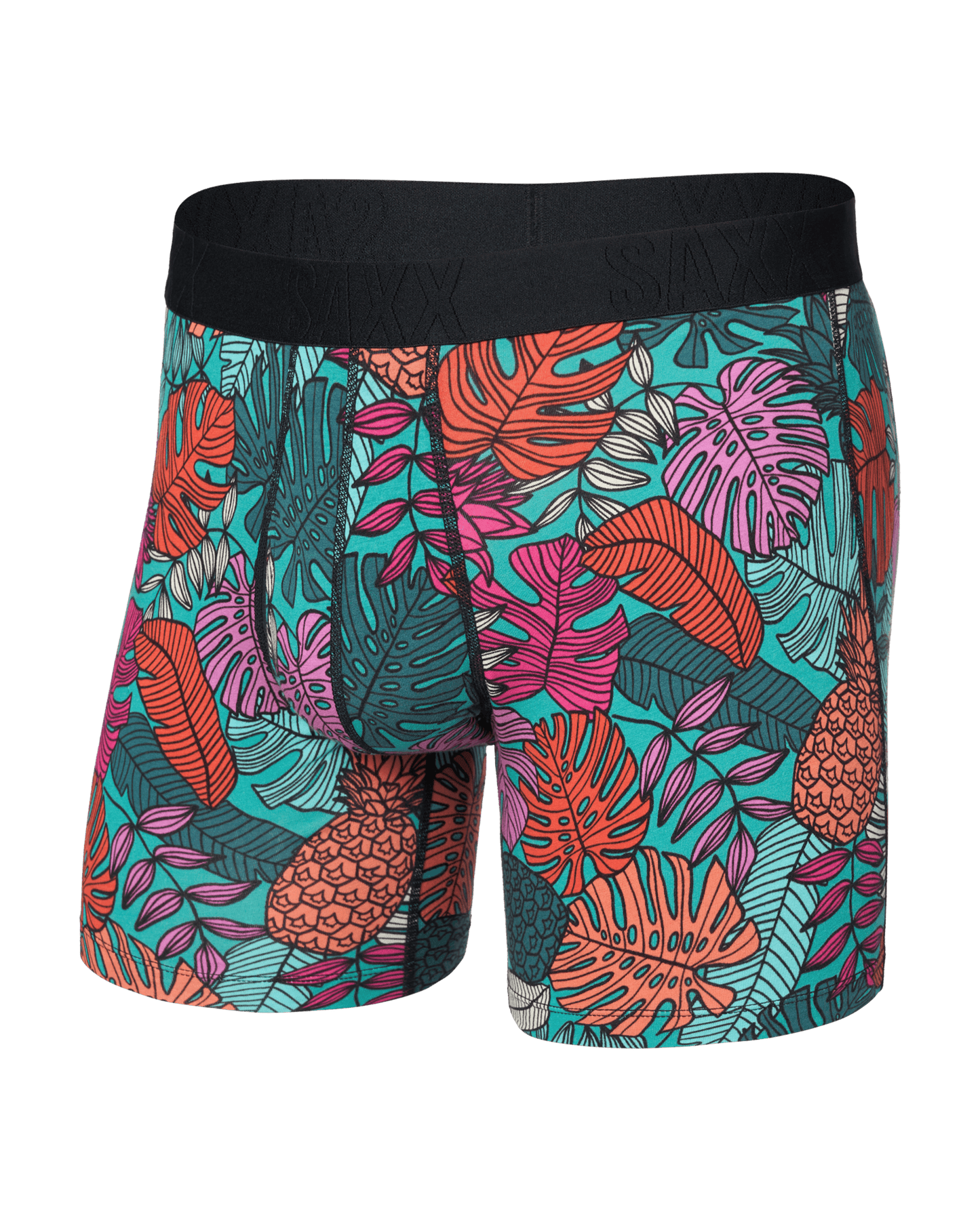 DT Cooling Cotton Boxer Brief Fruity Palm Aqua