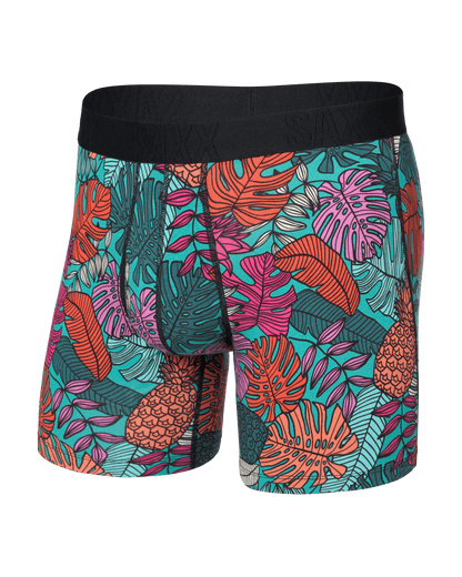 DT Cooling Cotton Boxer Brief Fruity Palm Aqua