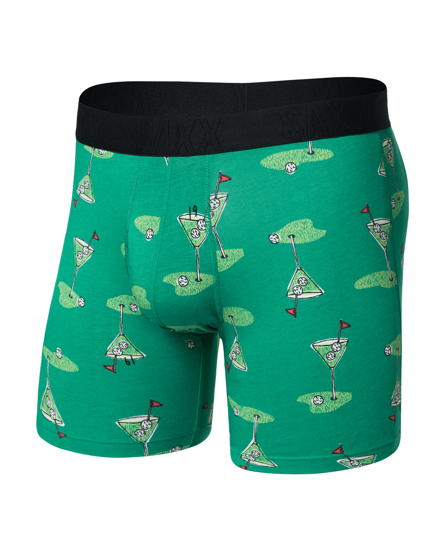DT Cooling Cotton Boxer Brief Golf Martini