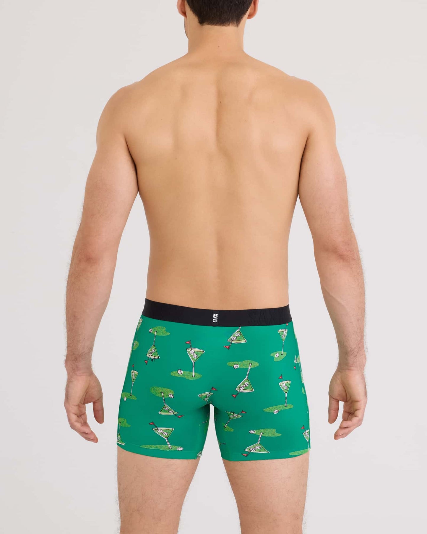 DT Cooling Cotton Boxer Brief Golf Martini