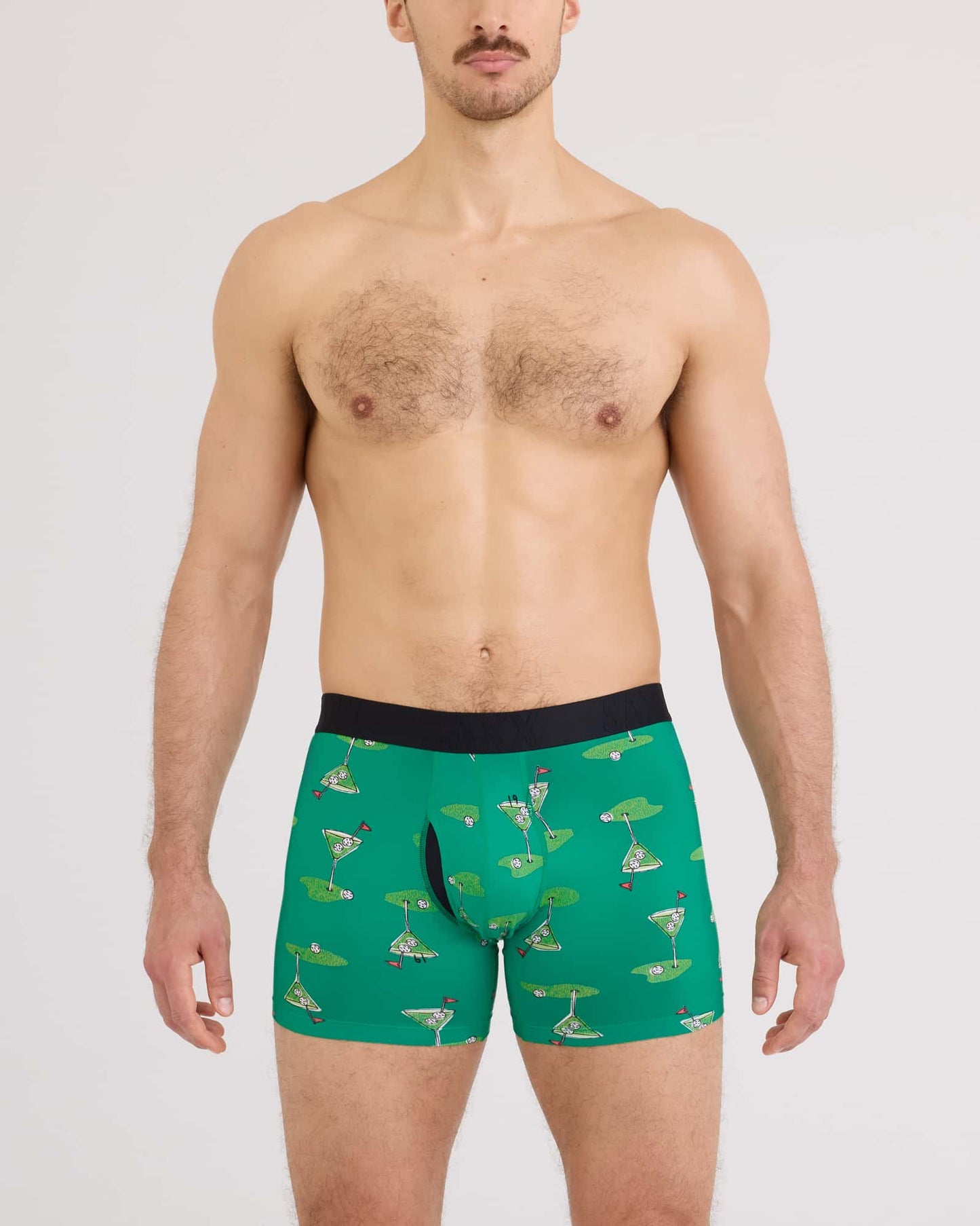 DT Cooling Cotton Boxer Brief Golf Martini