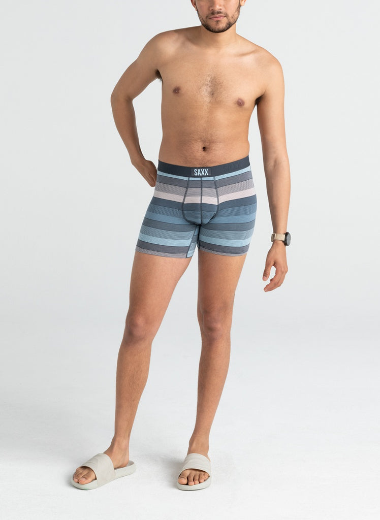 Vibe Boxer Brief Hazy Strp Washed Blue