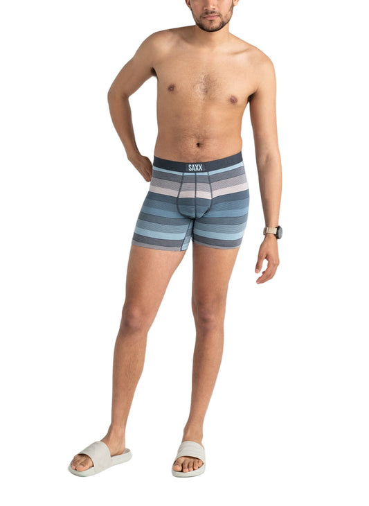Vibe Boxer Brief Hazy Strp Washed Blue