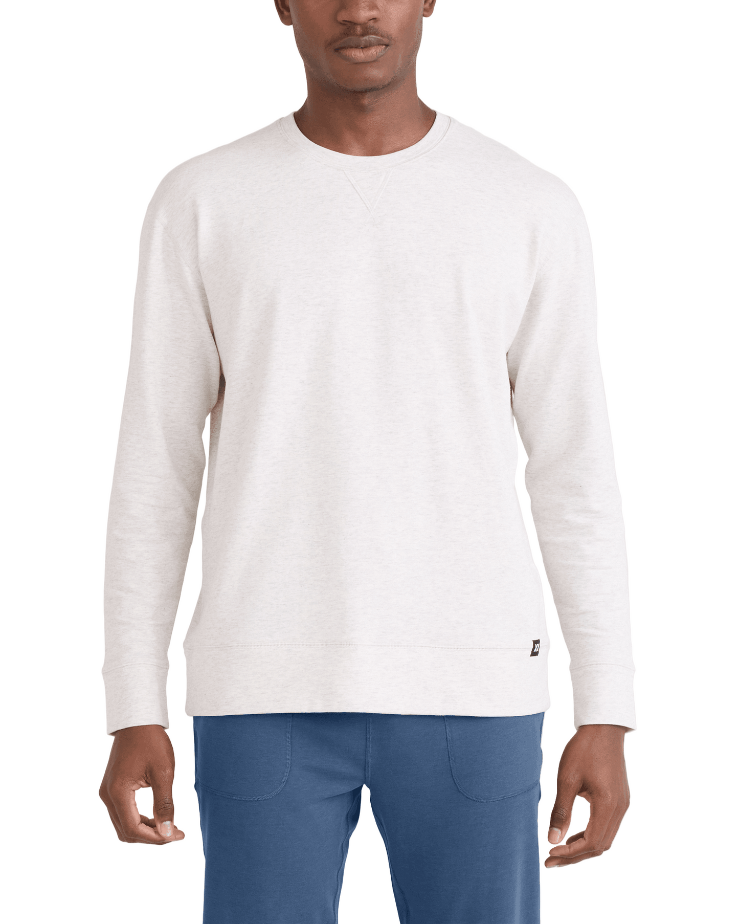 3Six Five LS Crew Shirt Steel Heather