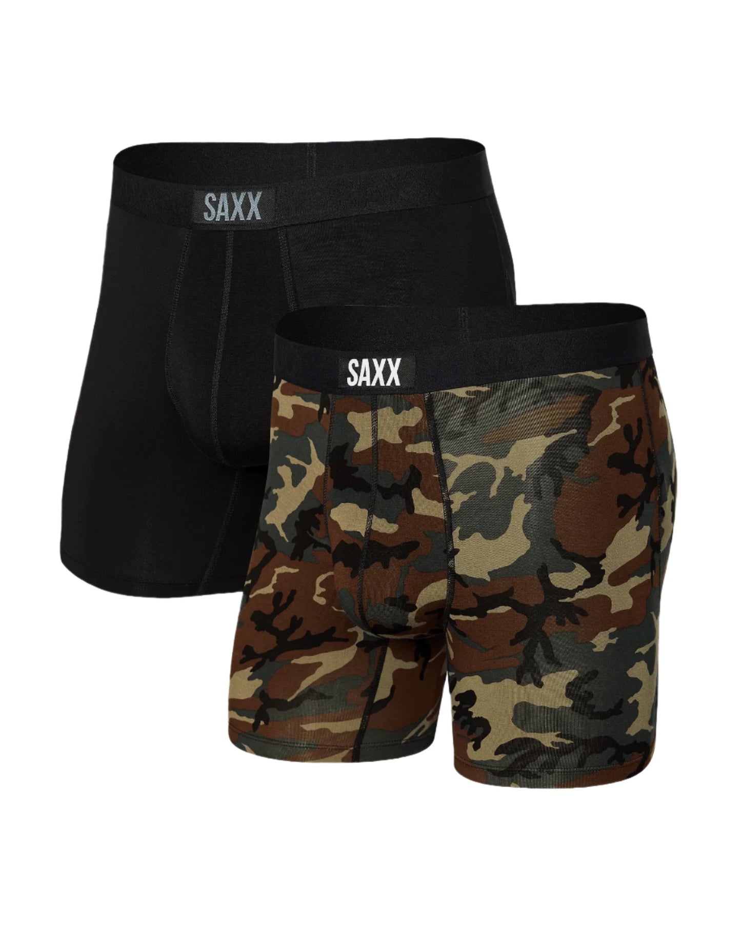 Vibe Boxer Brief 2Pk Blk / Wood Camo