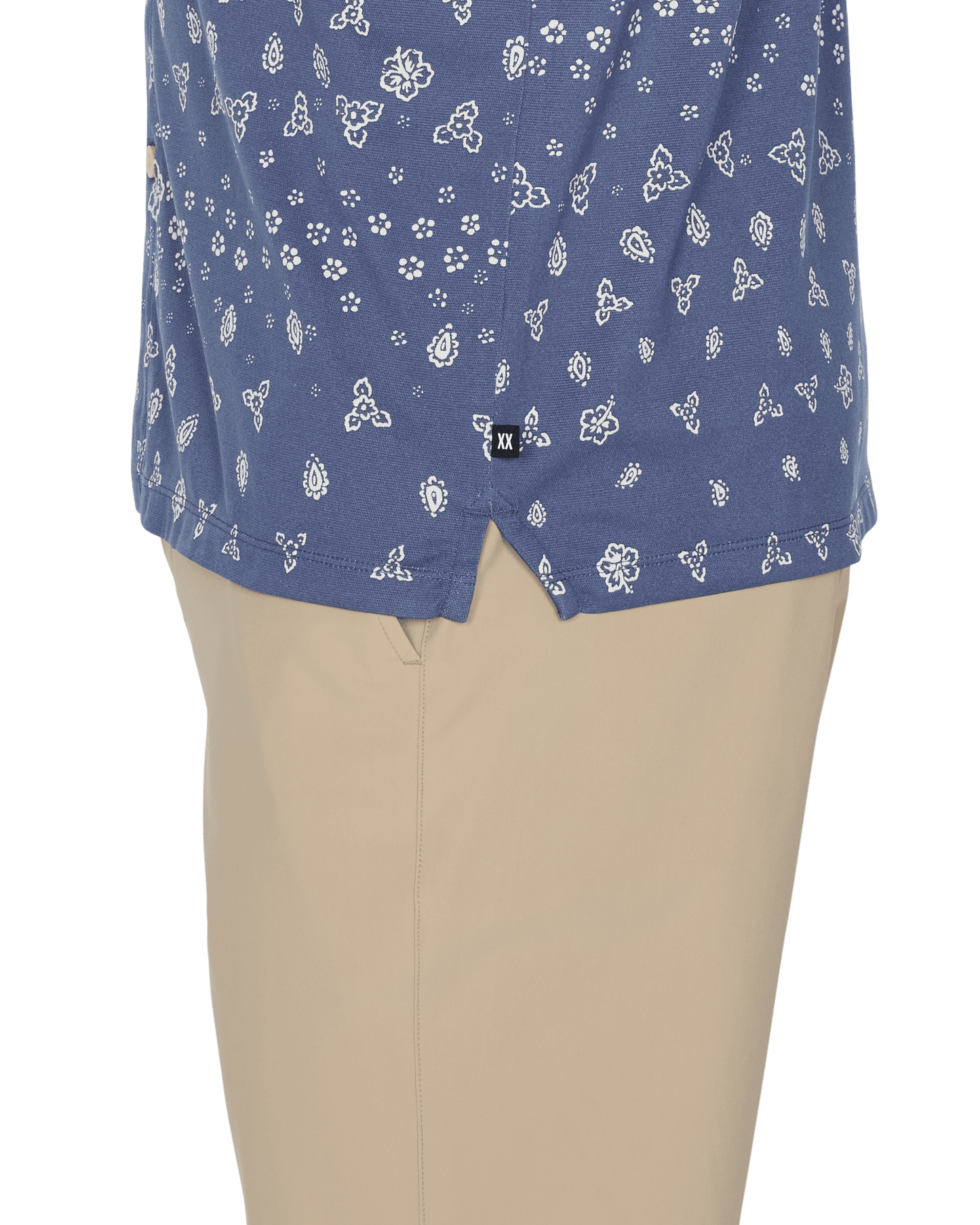 DropTemp Dry Resort Polo Bandana Tropic Indigo