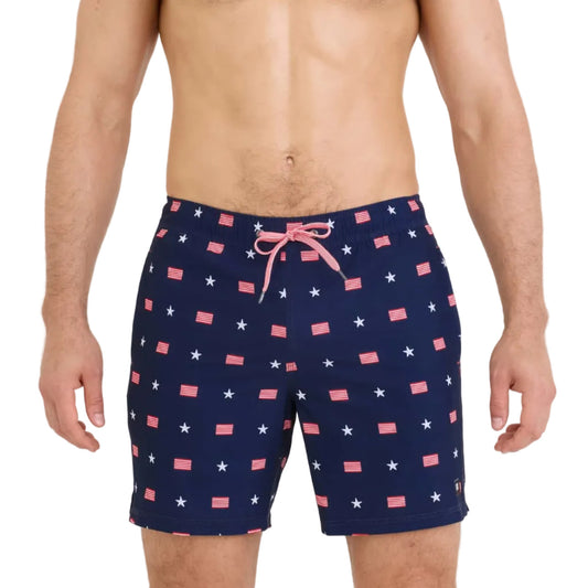 7" Oh Buoy 2IN1 Swim Short USA Signet