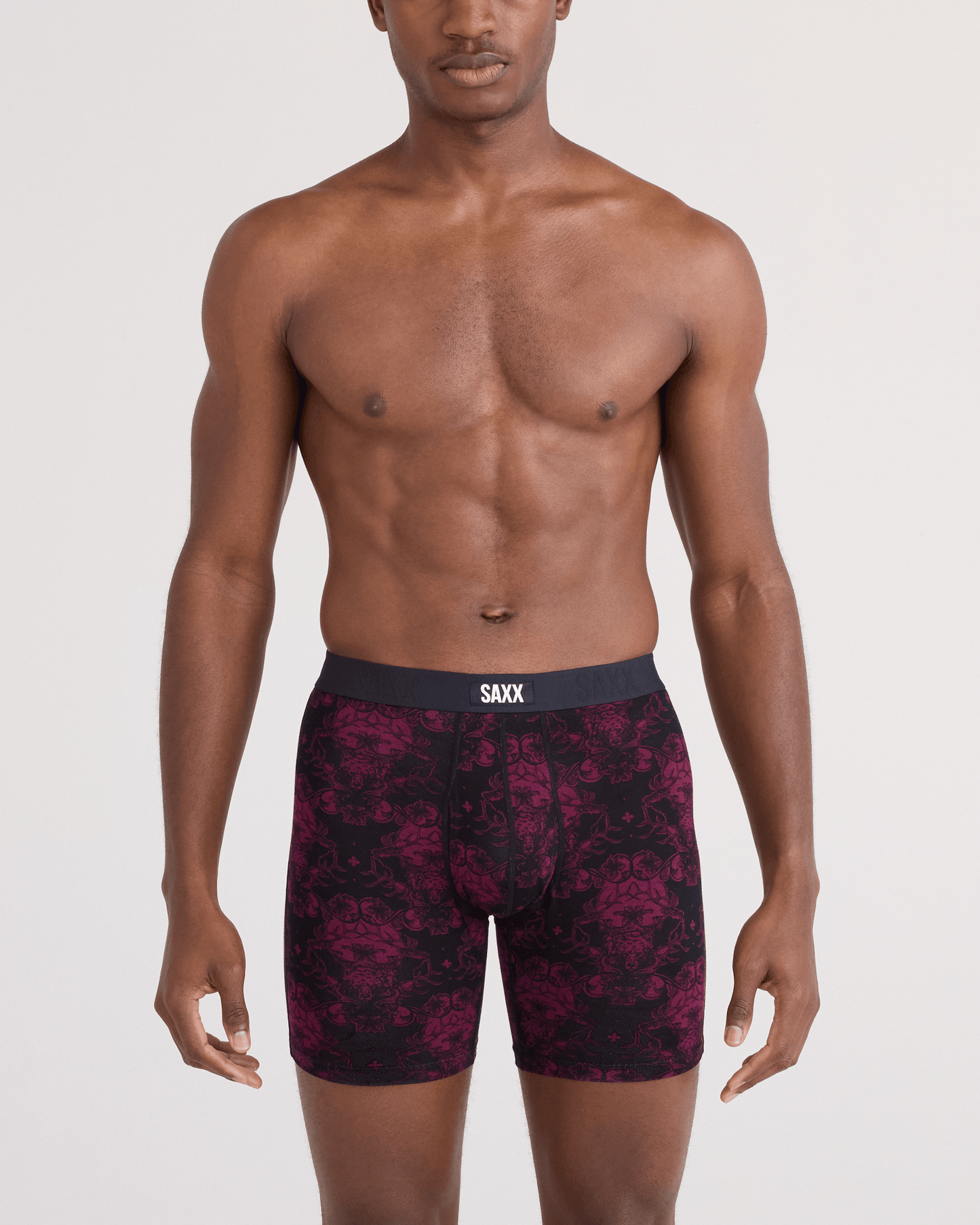 Vibe Xtra Boxer Brief Bear Brocade Maroon