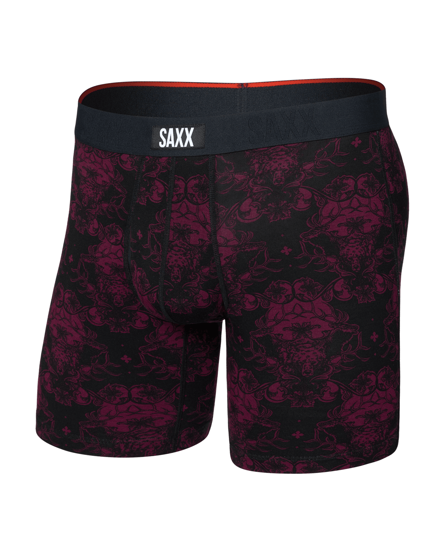 Vibe Xtra Boxer Brief Bear Brocade Maroon
