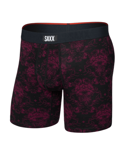 Vibe Xtra Boxer Brief Bear Brocade Maroon