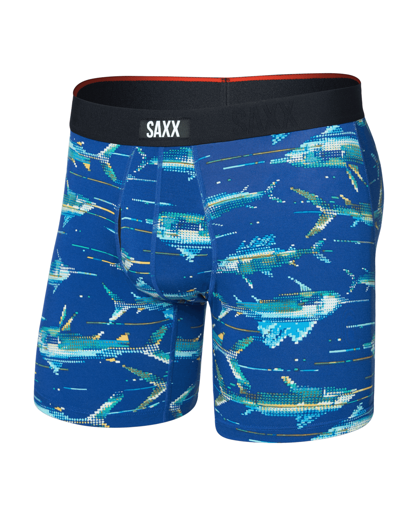 Vibe Xtra Boxer Brief Digi Fish Sapphire