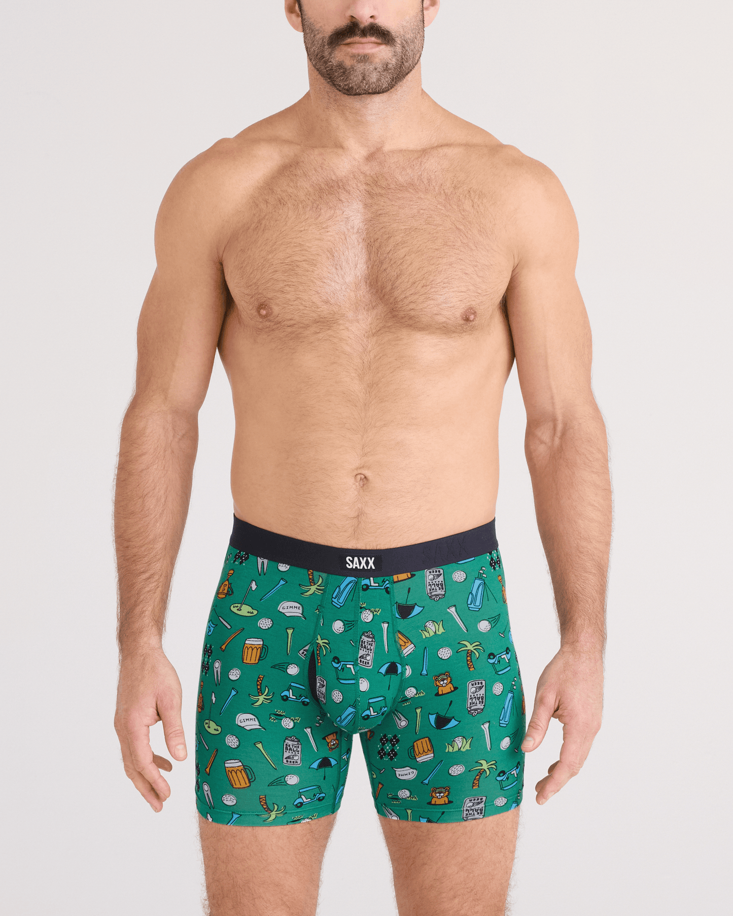 Vibe Xtra Boxer Brief Fairway Bits Green