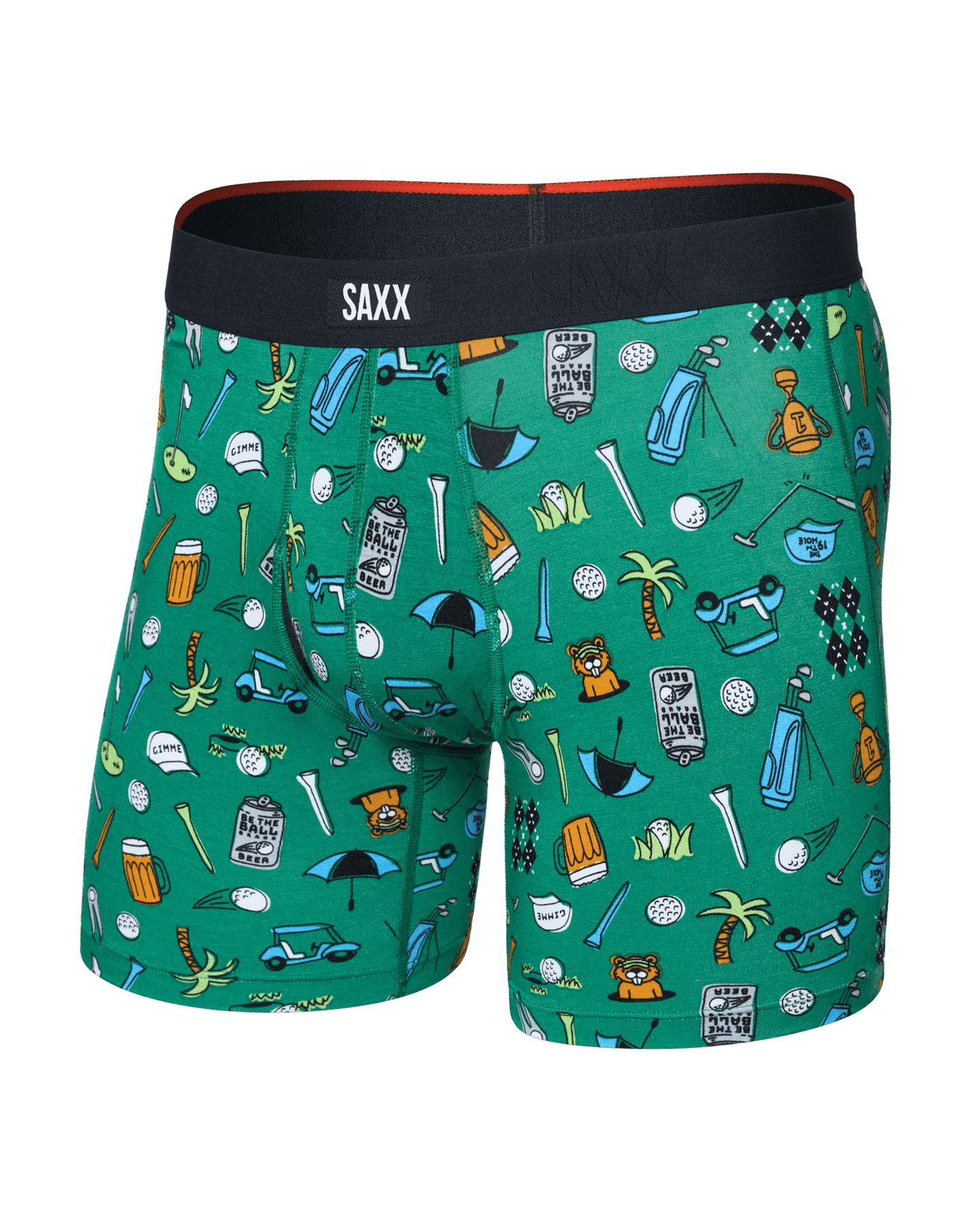 Vibe Xtra Boxer Brief Fairway Bits Green