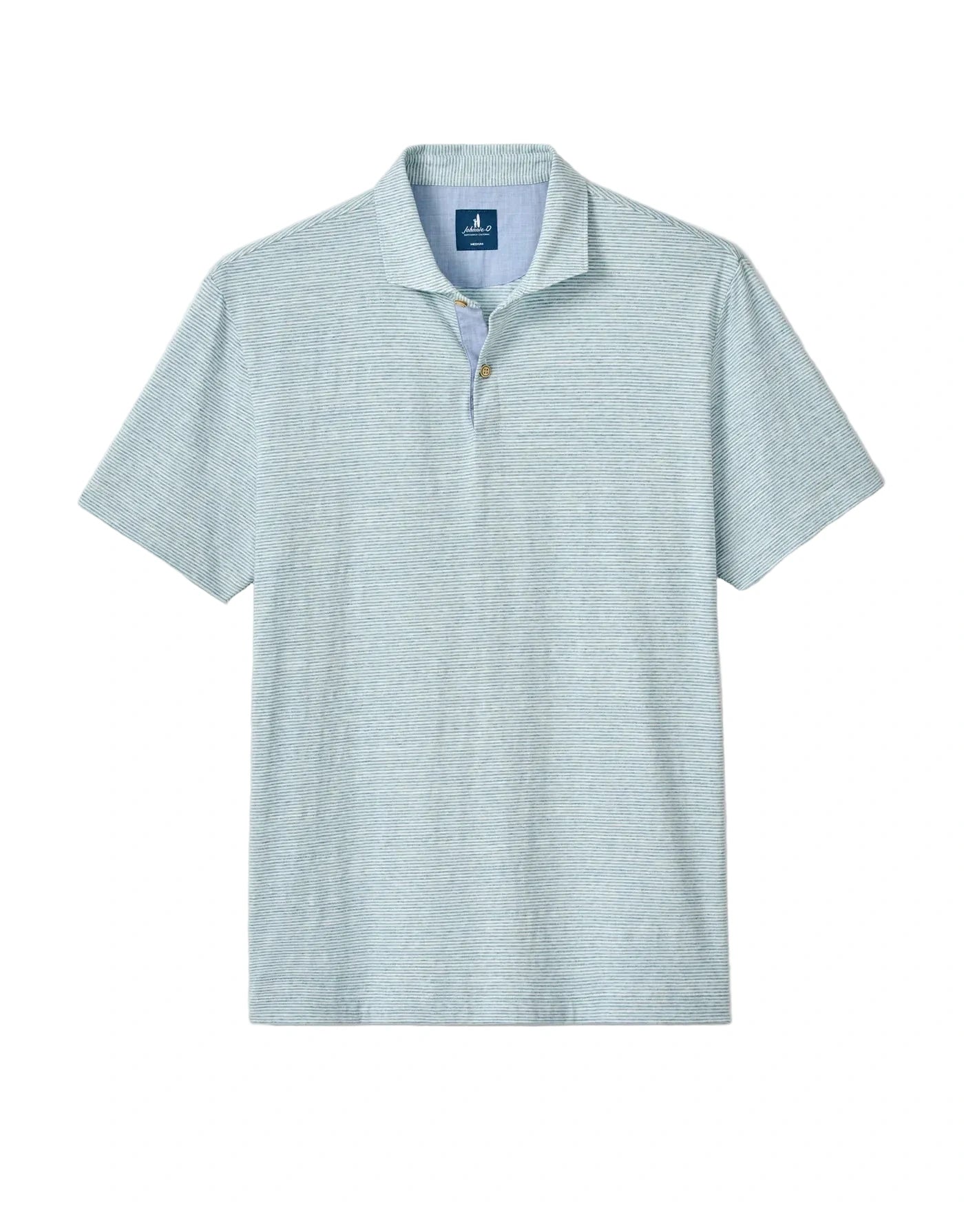 Thatcher Stripe Slub Polo Tropical
