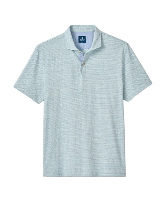 Thatcher Stripe Slub Polo Tropical