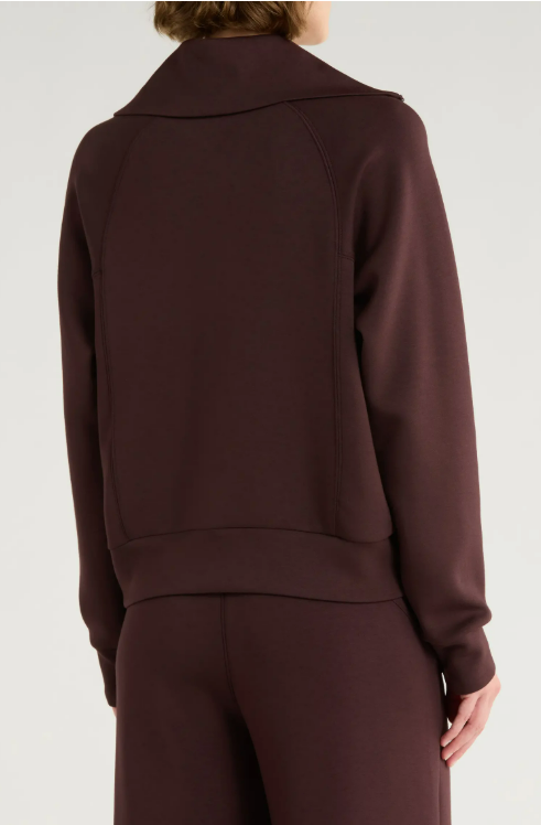 Ws AirEssentials Half Zip Truffle Brown