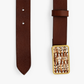 Trippin Tipsey Belt Brown Quail