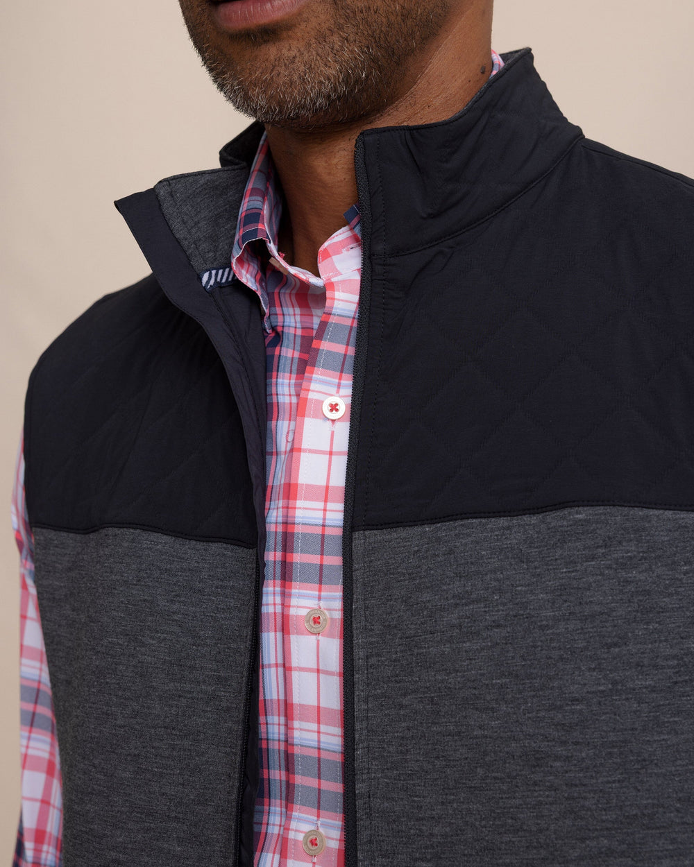 Waterfront Quilted Vest Caviar Black