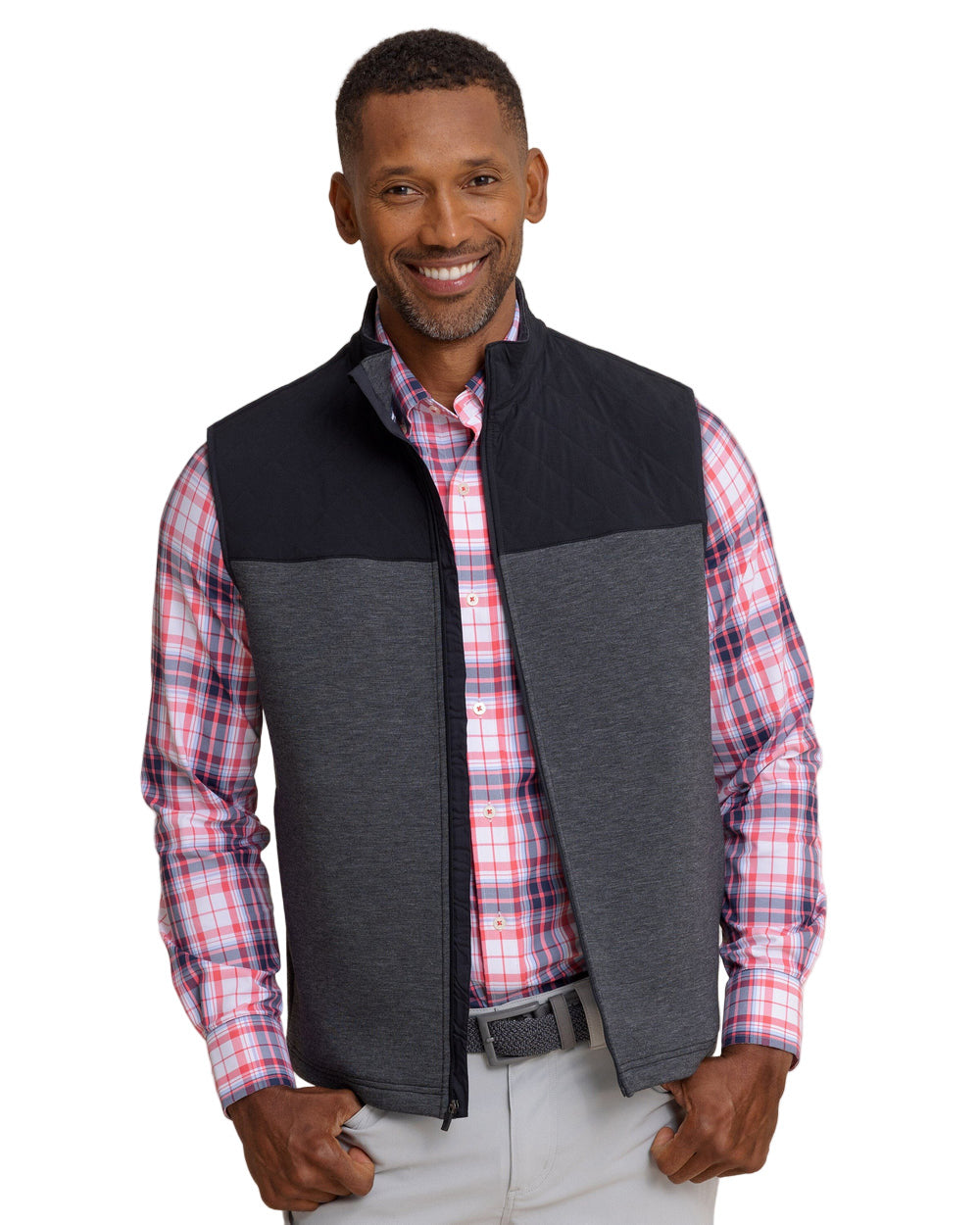 Waterfront Quilted Vest Caviar Black