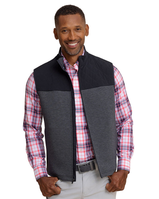 Waterfront Quilted Vest Caviar Black