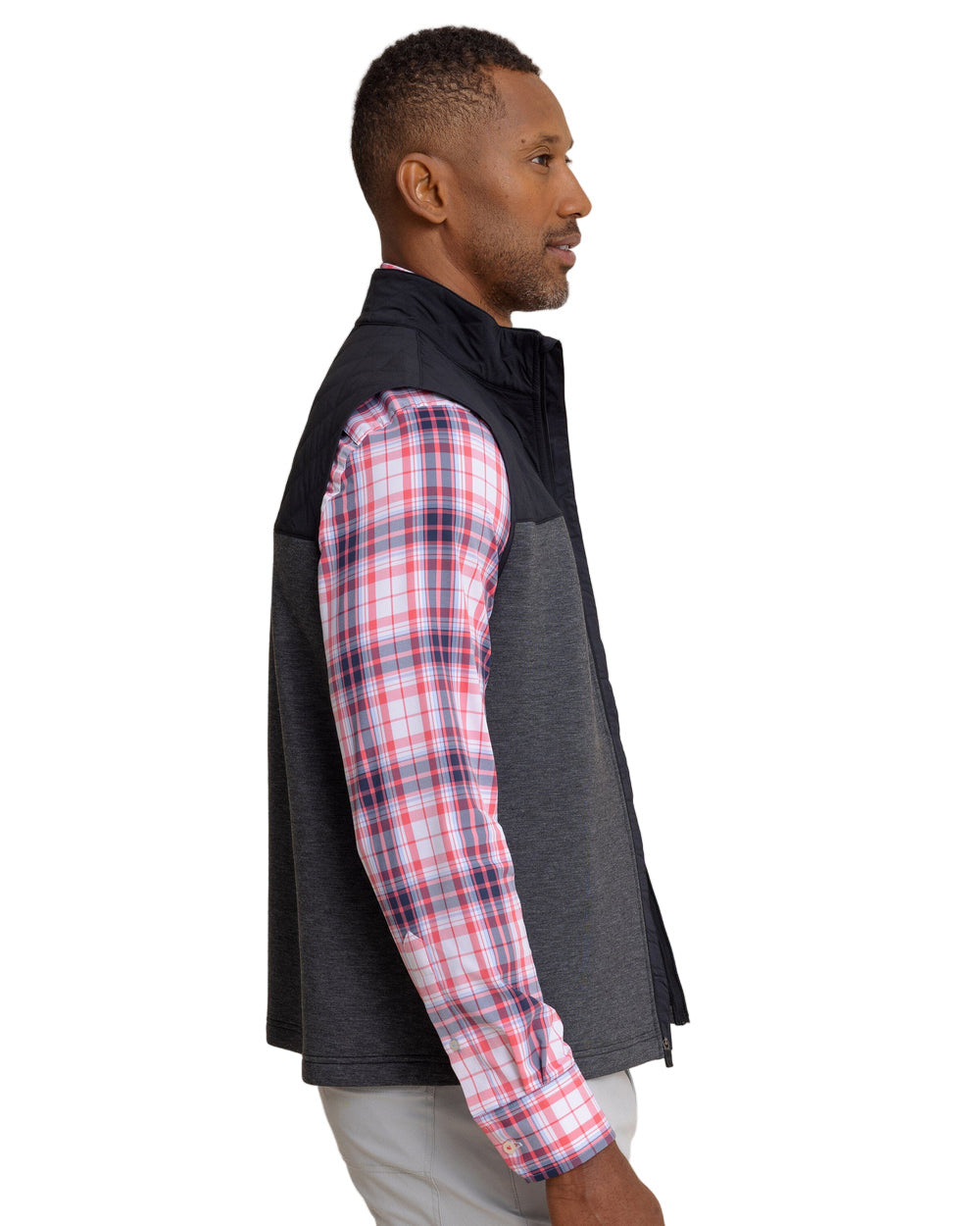 Waterfront Quilted Vest Caviar Black