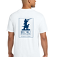 Beau Original Logo SS T-Shirt White/Navy