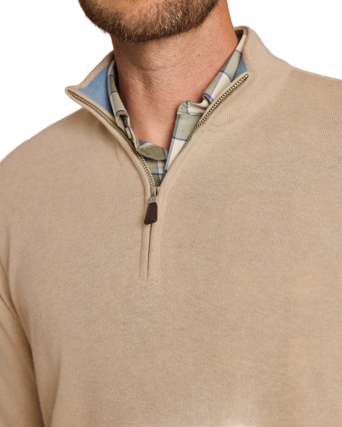 Whitehaven 1/4 Zip Sweater Sand Dunes