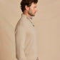 Whitehaven 1/4 Zip Sweater Sand Dunes