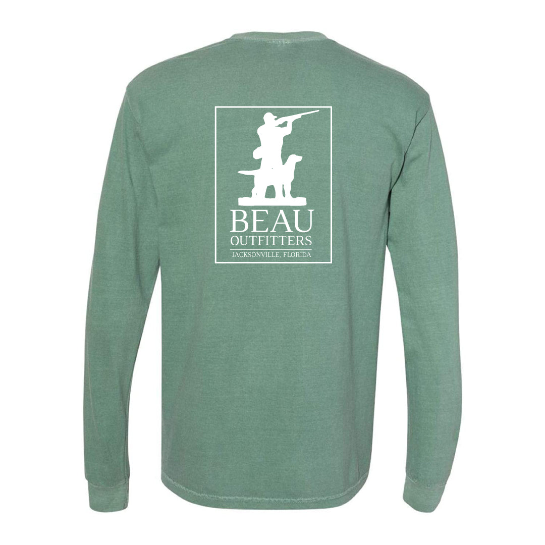 LS Beau Original Logo T-Shirt Lt. Green - Beau Outfitters