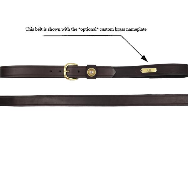 Cannon's Point Leather Single-Shot Shell Belt