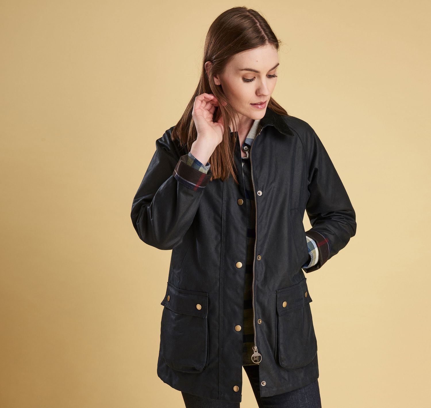 Barbour acorn on sale field jacket