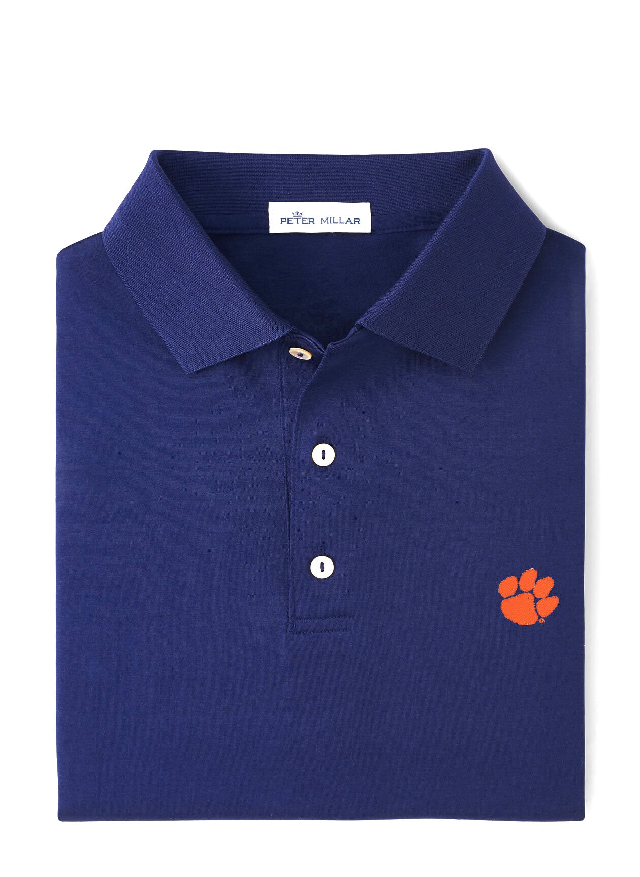 Solid Stretch Polo Clemson