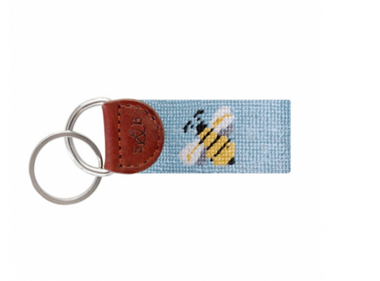 Bee (Sky Blue) Key Fob - Beau Outfitters
