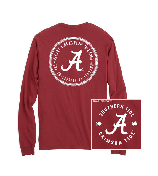 Alabama Medallion Logo LS T-Shirt