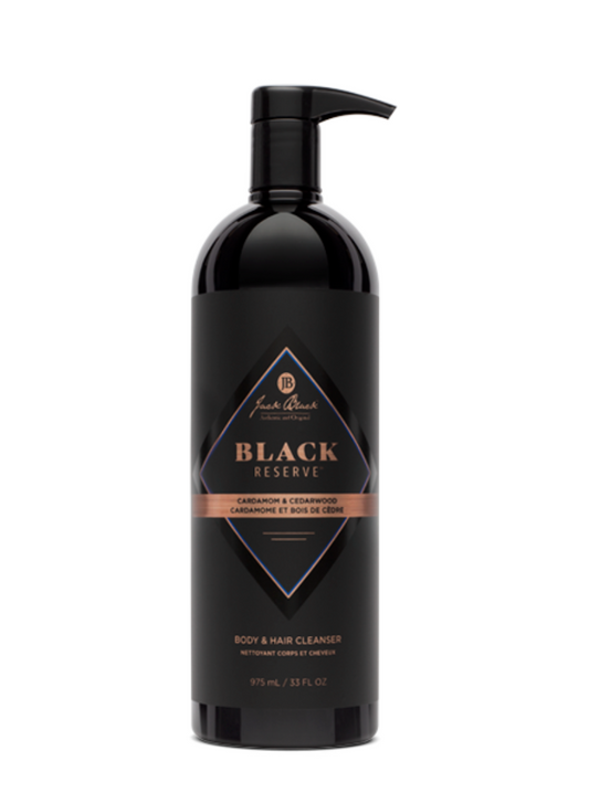 Black Reserve Hair & Body Cleanser 10 oz.