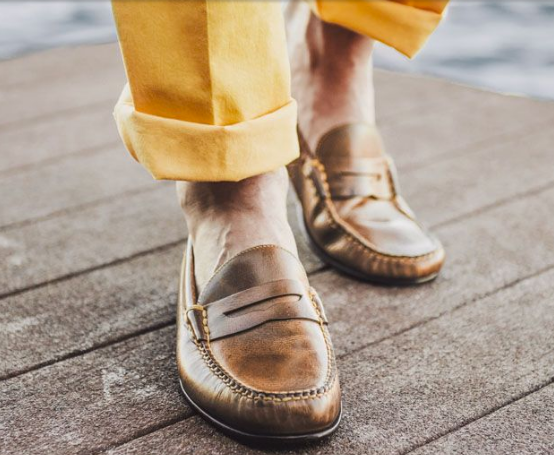 Vintage online penny loafers